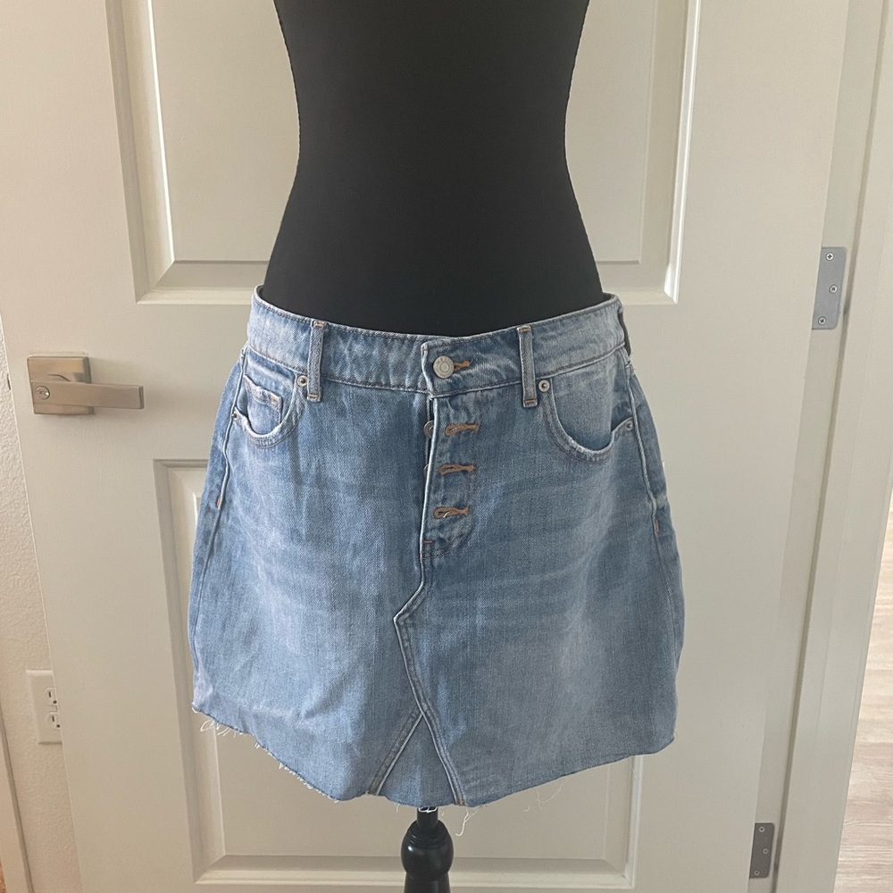 Women’s Mini Jean Skirt